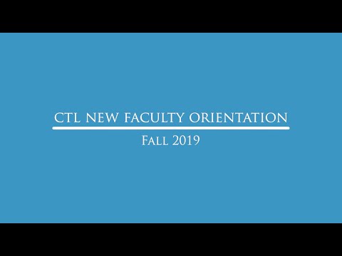 New Faculty Orientation 2019 | Faculty Panel: Students with Different Preparation and Background