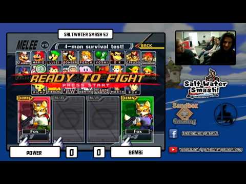 [SWS53 Melee Singles | Amateur Grand Finals] Power (Fox) vs Bambi (Fox)