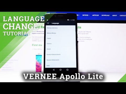 How to Change Language in Vernee Apollo Lite – Language Settings