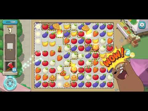 We Bare Bears Match3 Repairs Level 1209 - No Boosters