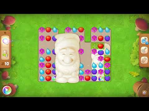 GardenScapes level 16 No Boosters - 17 Moves 🌱 Gameplay Walkthrough (Android, iOS) Playrix