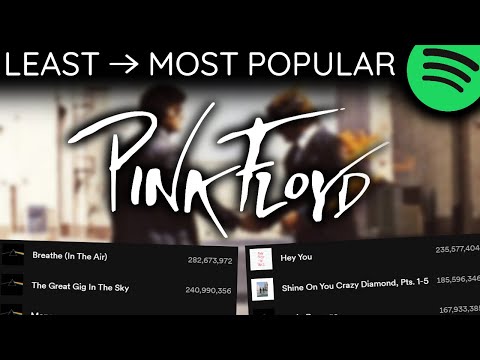 Every PINK FLOYD Song LEAST TO MOST PLAYED [2023]