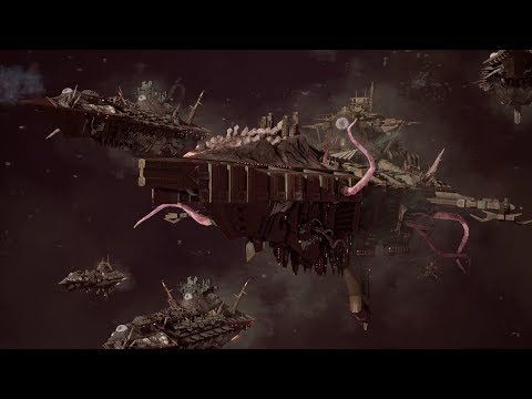 Chaos (Nurgle Fleet) vs Imperial Navy! Rank 97 - Battlefleet Gothic Armada