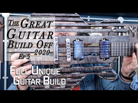 Unique Guitar FULL BUILD - My Great Guitar Build Off 2020 Ep. 5 - Taking a Kit Guitar & Making It!