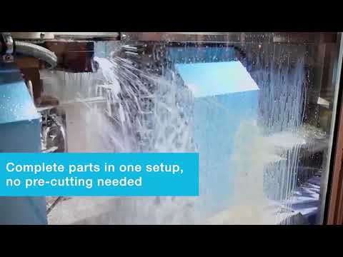 Many parts of the same extrusion - MODIG HHV - Extrusion machining - Horizontal Machining Center