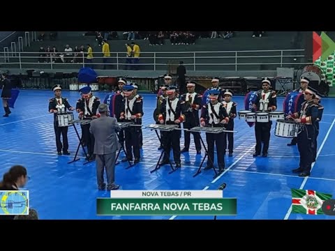 Nova Tebas faz linda apresentação na Copa Nacional de Bandas e Fanfarras