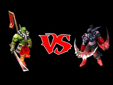 Demon Hunter vs Blademaster (10 level heroes)