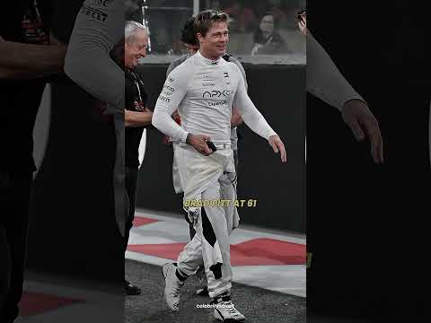 Brad Pitt at 61🥶🙀#bradpitt #f1movie