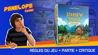 STARDEW VALLEY - { règles en 40mins, partie, et avis } - le portage du célèbre Jeu-vidéo en J2S !