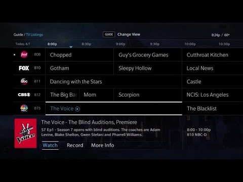 Accessing The Cox Contour Immersive Guide 2016