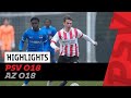 HIGHLIGHTS | Weinig doelpunten bij topper tussen PSV O18 en AZ O18