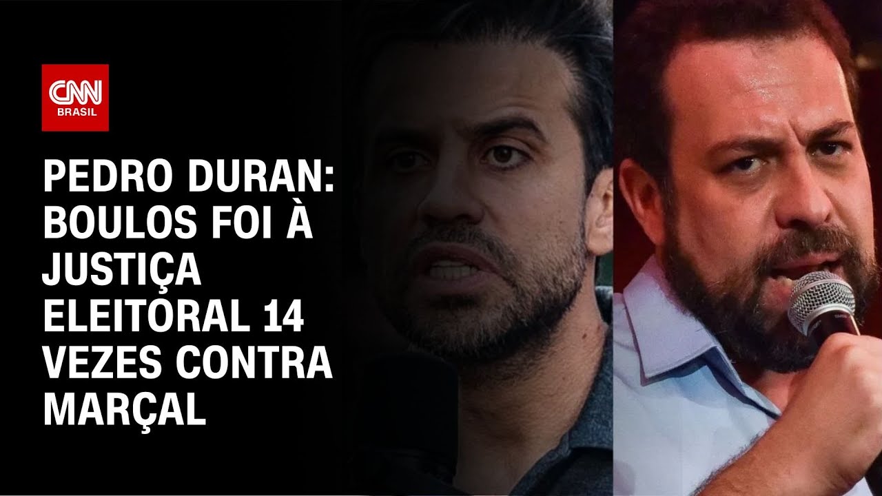 Pedro Duran: Boulos foi à Justiça Eleitoral 14 vezes contra Marçal | CNN NOVO DIA