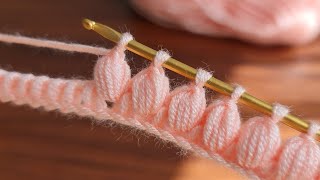 INCREDIBLE 🤩 How to make Tunisian Crochet Knitting - Baby Blanket for Beginners online Tutorial