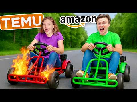 Amazon VS Temu Go Karts Challenge!