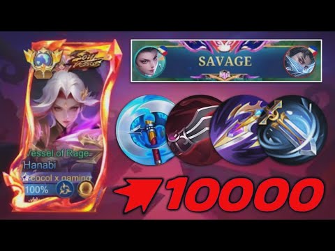 MOONTON THANKS FOR NEW HANABI FULL BURST BUFFED BUILD! | HANABI NEW BEST BUILD 2025!