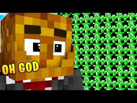 MINECRAFT 1V1V1V1 CREEPER LUCKY BLOCKS WALLS ! (Minecraft Modded Minigame) | JeromeASF