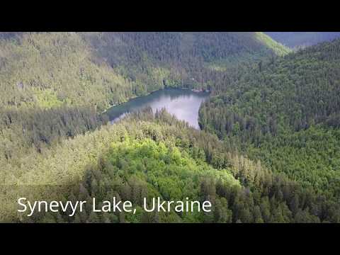 Озеро Синевір з пташиного польоту (відео)