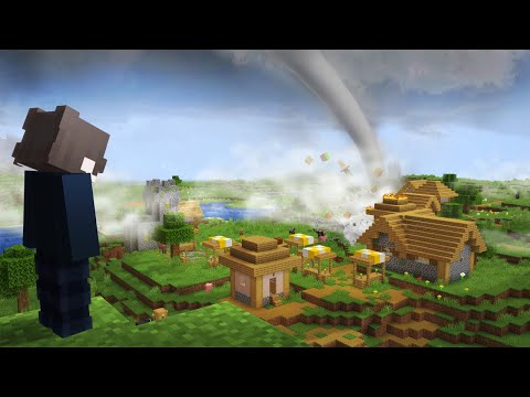 Realistic Tornado Vs Minecraft Village