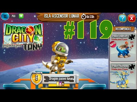 Dragon City "Capítulo 119 - La Isla Ascensor Lunar (1ª parte)" por Tony