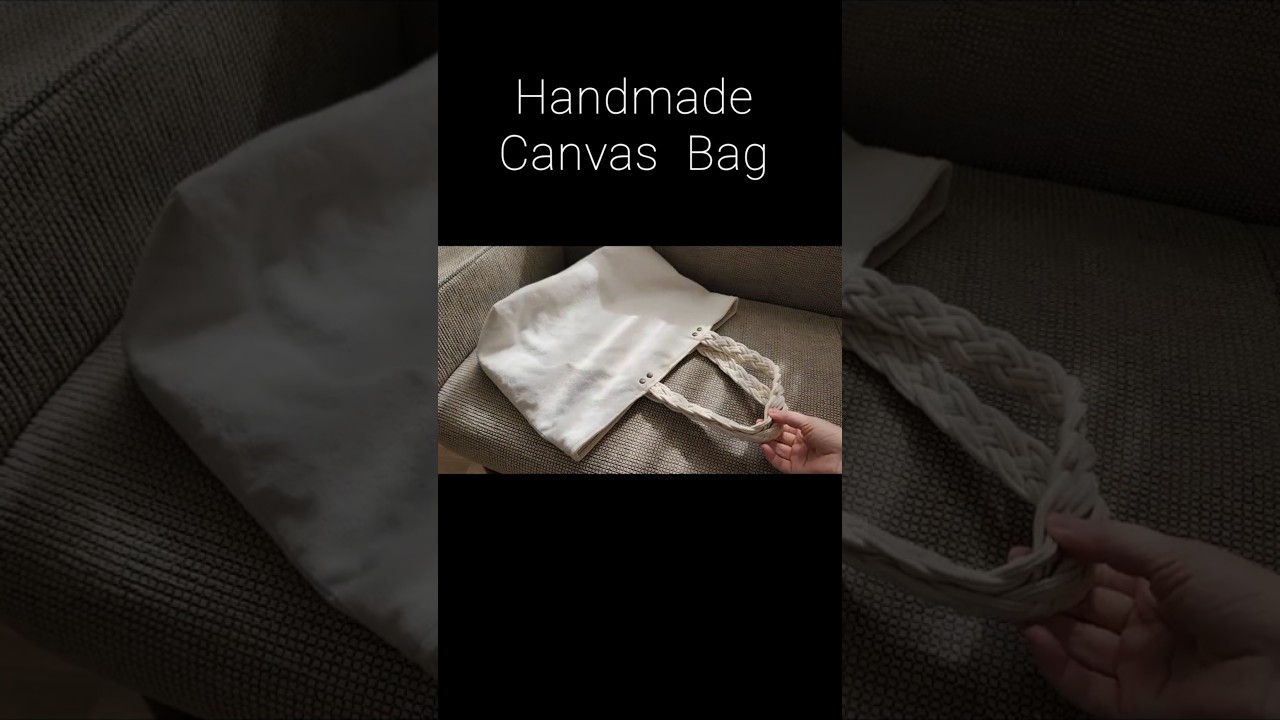 ハンドメイド帆布トートバッグ／Handmade Canvas Bag