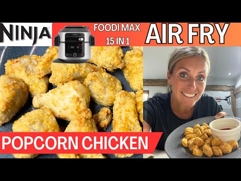 *AIR FRYER* POPCORN CHICKEN - Better than KFC?!? NINJA FOODI 15 in 1 Recipe - Easy, Cheap & Healthy