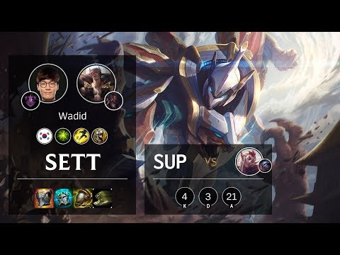 Sett Support vs Rakan - KR Master Patch 10.4