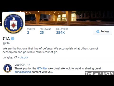 #FollowFriday: CIA Creates Twitter, Facebook Accounts