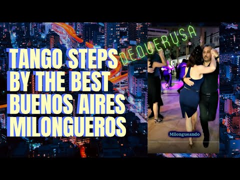 Pasos de tango con los mejores en De Querusa, la practica, Argentine tango argentino Buenos Aires.