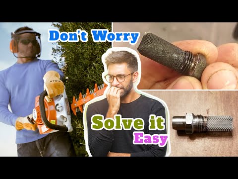 How to Clean a Plugged Exhaust Screen - Spark Arrestor on a Stihl Strimmer || Best Hedge Trimmer