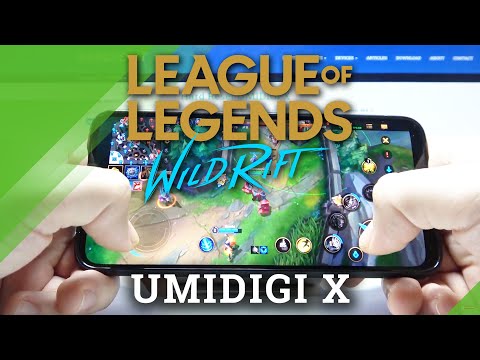 Leauge of Legends Wild Rift Gameplay on Umidigi X - Riot Games / Short Game Test