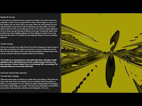 A bit of a Tulpa narration guide