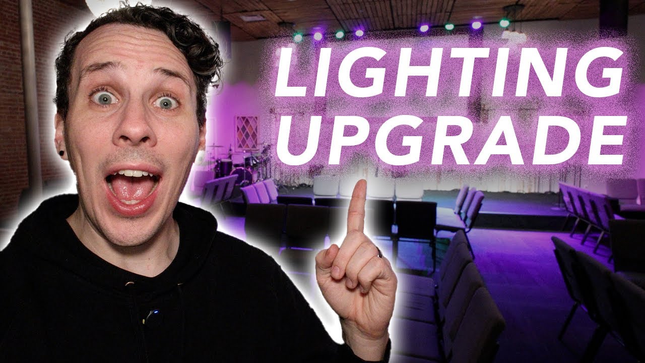 Church lighting upgrade on a budget (using Lightkey)