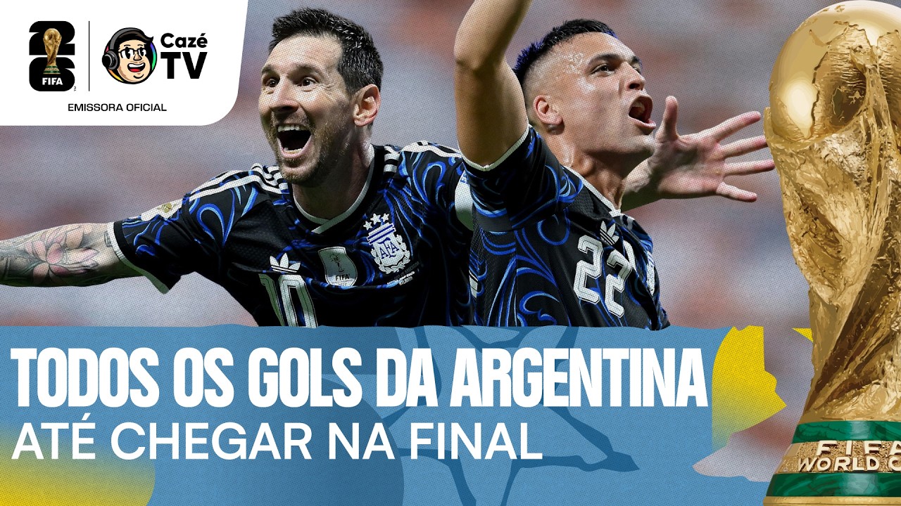 FINALISTA NA BASE DA GARRA! TODOS OS GOLS DA ARGENTINA ATÉ A FINAL DA COPA DO MUNDO 2026