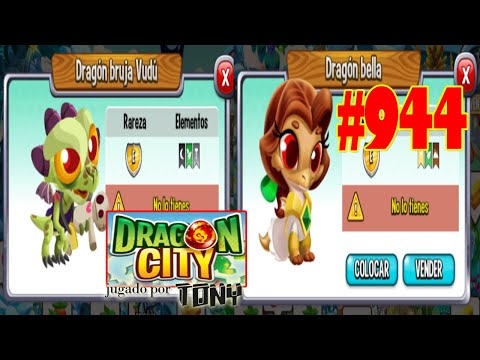 Dragon City "Capítulo 944 - El Dragón Bruja Vudú y  Dragón Bella" por Tony