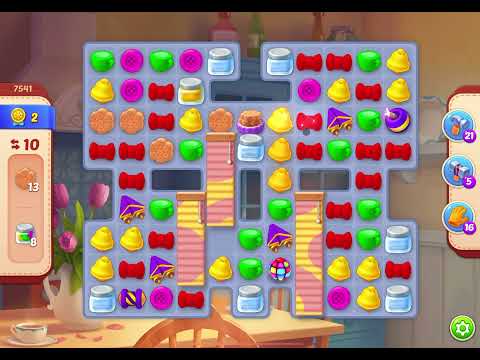 HomeScapes Level 7541 no boosters (18 moves)