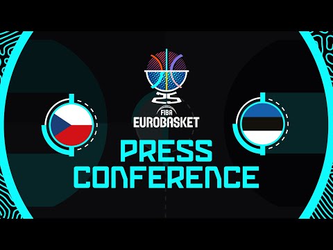 Czechia v Estonia - Press Conference | FIBA EuroBasket 2025