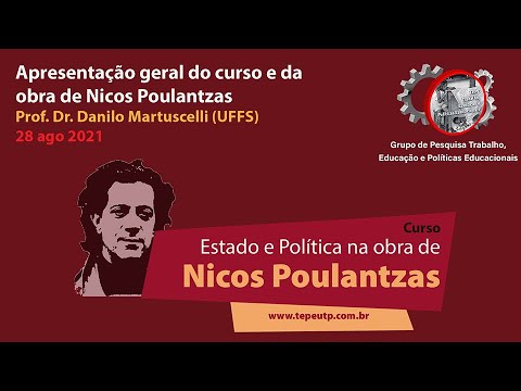 Curso Estado e Política na obra de Nicos Poulantzas.