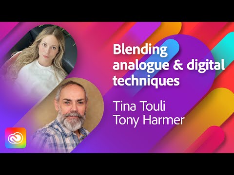 Blending Analogue & Digital Techniques - Behind The Scenes with Tina Touli | Adobe Live