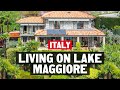Living On Lake Maggiore In Italy In A Rustic Villa With A Garden