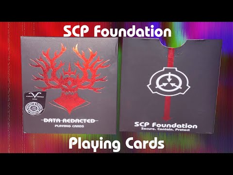 SCP playing cards review (vermillion cards)