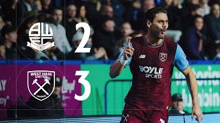 Bolton Wanderers 2-3 West Ham | Championship Extended Highlights