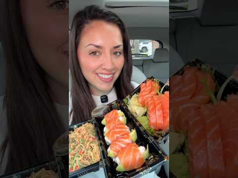 Iss mit mir Sushi, bevor du Besorgungen machst 🍣 #shorts