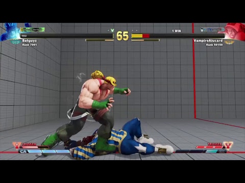 Street Fighter v Battle Lounge vs Alucard FT10