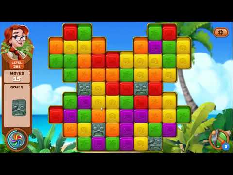 Lost Island Blast Adventure Level 201 - No Boosters