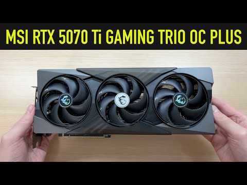 Noisy or Quiet? MSI RTX 5070 Ti GAMING TRIO OC PLUS Review