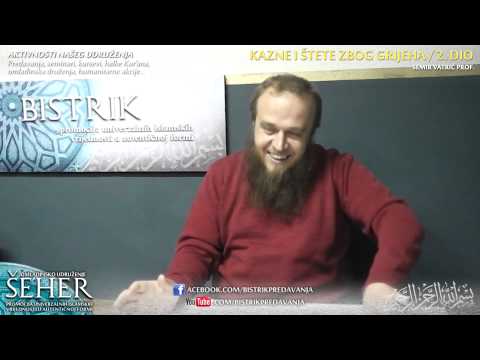 Kazne i štete zbog grijeha - 2. dio - Semir Vatrić, prof.