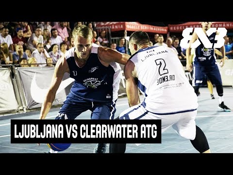 Ljubljana vs Clearwater ATG - Full Game - Quarter-Final - FIBA 3x3 Bucharest Challenger 2017