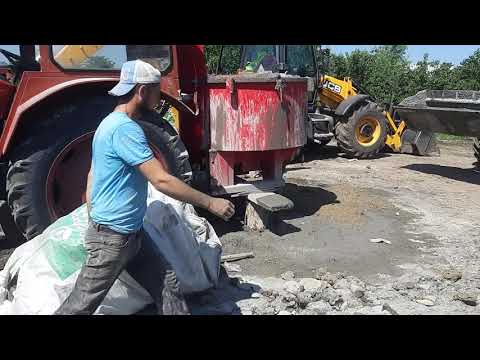 betoniera actionata la priza de putere a tractorului