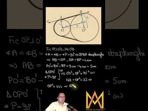 Cercuri tangente exterioare