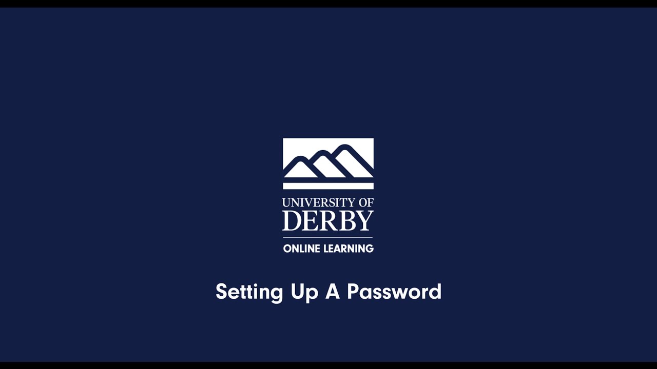 video on how to create your password